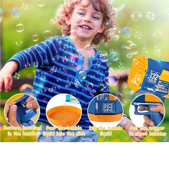 Electric bubble machine - Picture 4 of 6